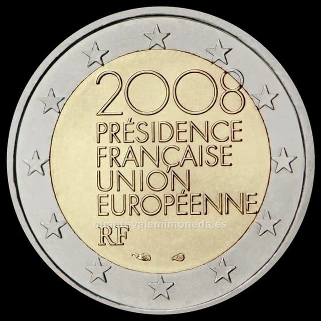 Imagen orientativa: 2 euros Francia 2008, Presidencia francesa de la UE