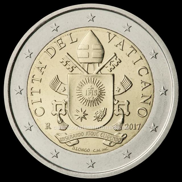 Imagen orientativa: 2 euros Vaticano 2002 Juan Pablo II
