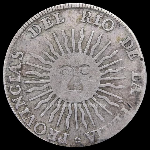 Imagen orientativa: 2 reales 1813-1815 Provincias del Río de la Plata (Potosí)