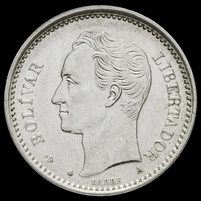 Imagen orientativa: 20 centavos Venezuela 1874-1876 (plata)
