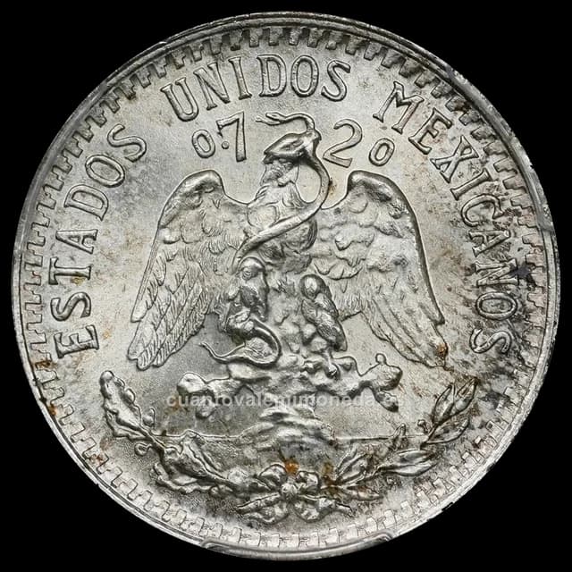 Imagen orientativa: 20 centavos 1919-1943, gorro frigio (plata)