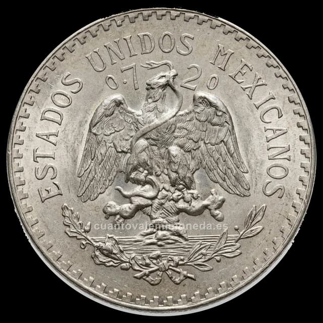 Imagen orientativa: 1 peso 1918-1945, gorro frigio (plata 0,800 y 0,720)