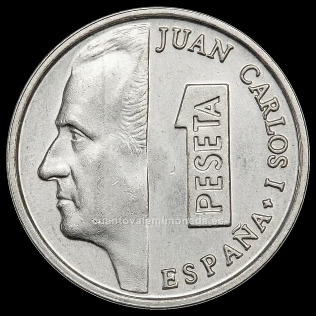 Imagen orientativa: 1 peseta 1989-2001 ('lenteja', 14 mm)