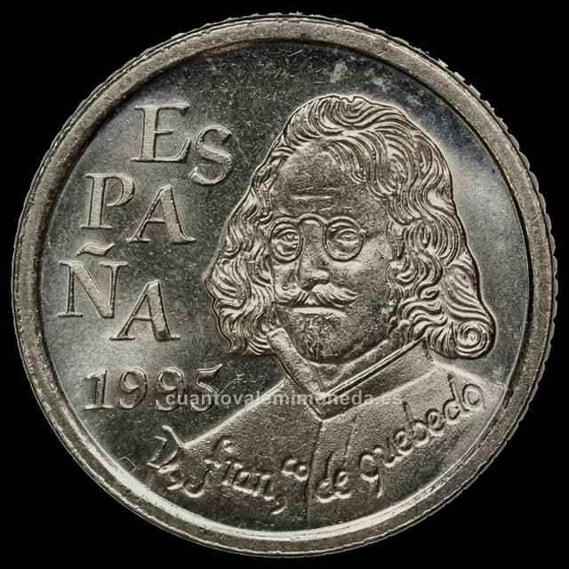 Imagen orientativa: 10 pesetas 1995, Francisco de Quevedo