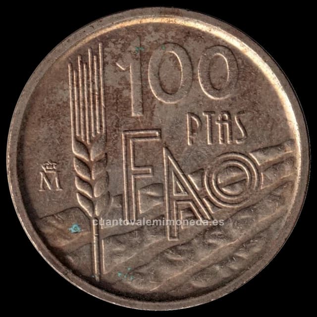 Imagen orientativa: 100 pesetas 1995, FAO