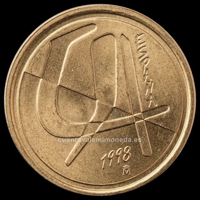 Imagen orientativa: 5 pesetas 1989-2001 (veleros, 17,5 mm)
