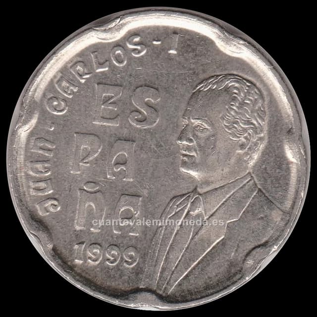 Imagen orientativa: 50 pesetas 1998-2000 (rey y Escudo Real)