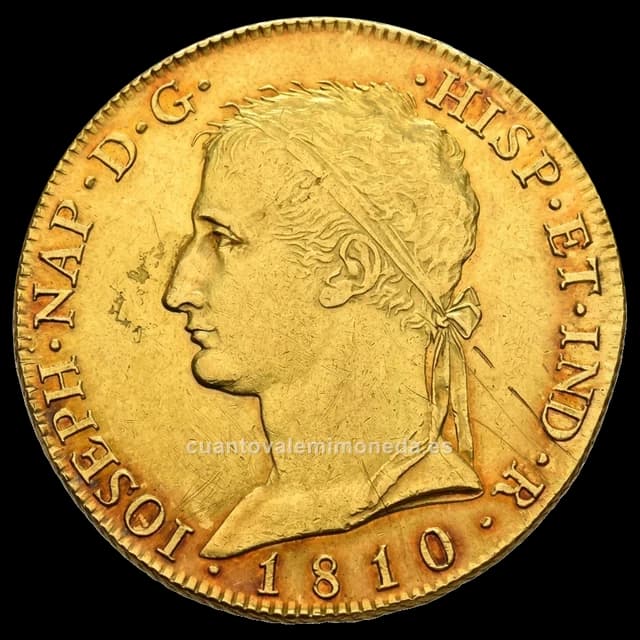 Imagen orientativa: 320 reales (onza) de oro de José Napoleón, Madrid (1810-1812)