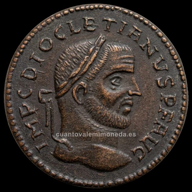 Imagen orientativa: Follis de Diocleciano (294-305 d. C.)